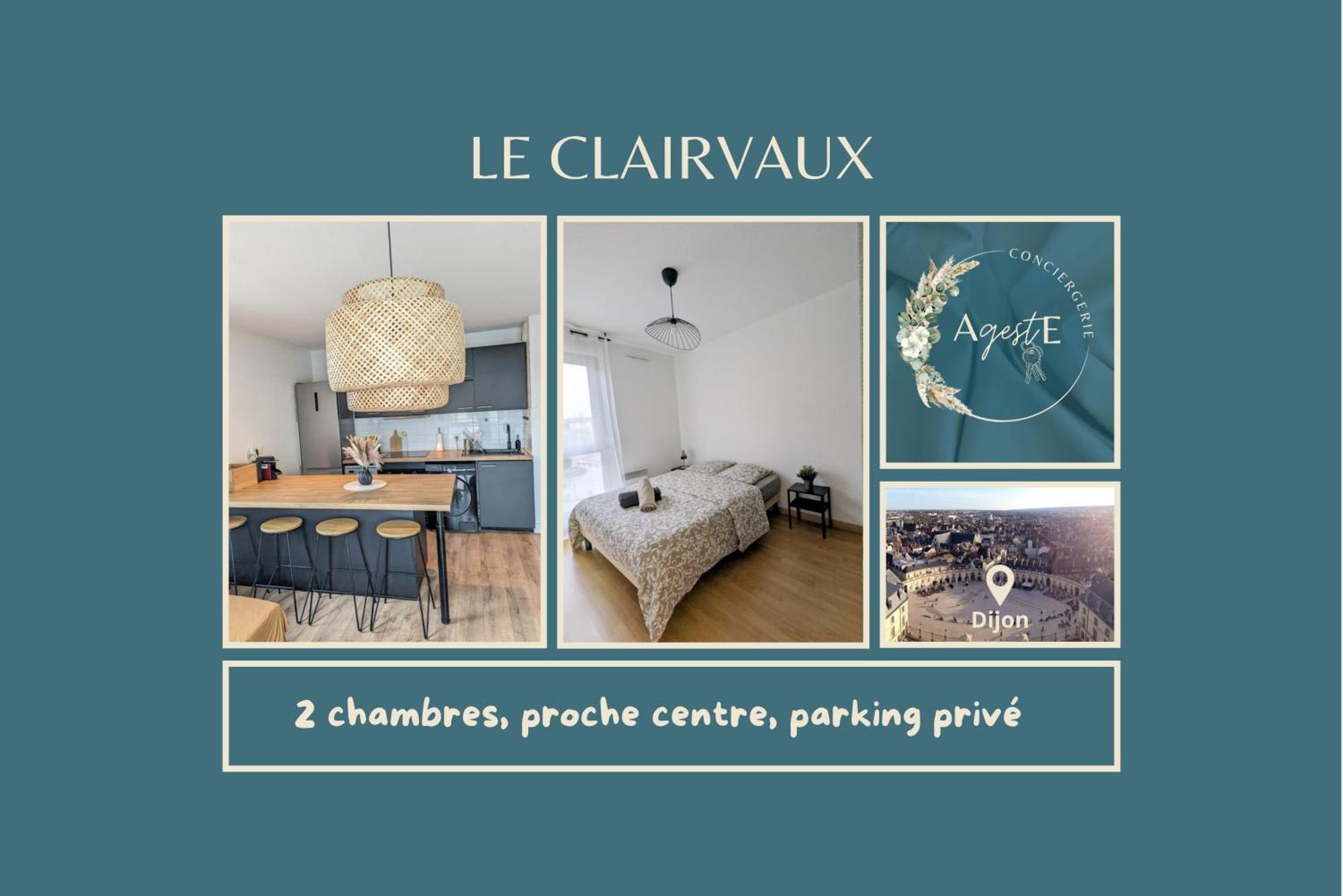 Le Clairvaux - Proche Centre Avec 1 Place En Parking Souterrain Dijon Exterior photo
